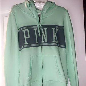 PINK zip-up hoodie
